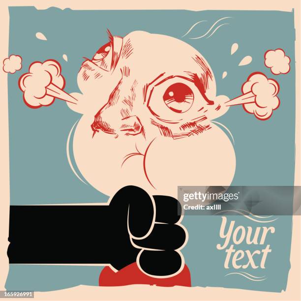 under pressure - cartoon bullies stock illustrations