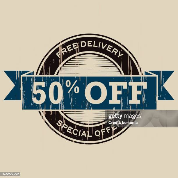 Off Label Vector Vintage 50 Off Label High-Res Vector Graphic - Getty Images