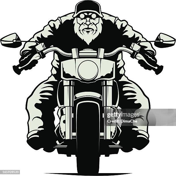 illustrations, cliparts, dessins animés et icônes de motard - biker