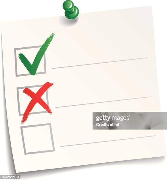check marks - check yes stock illustrations
