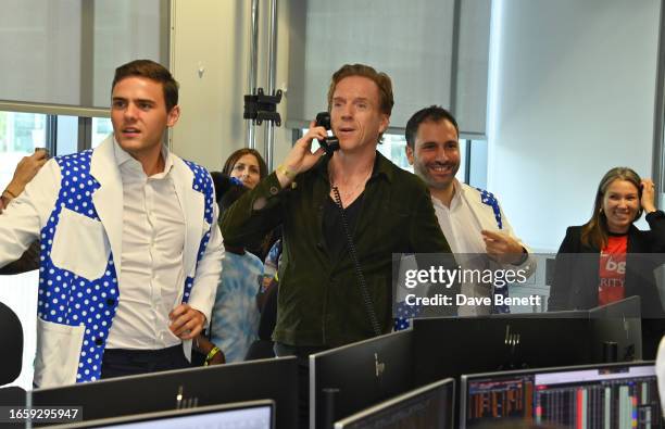 Damian Lewis attends the BGC Group Charity Day on behalf of EB Cure and HvH Arts, raising millions for good causes in memory of BGC's colleagues lost...