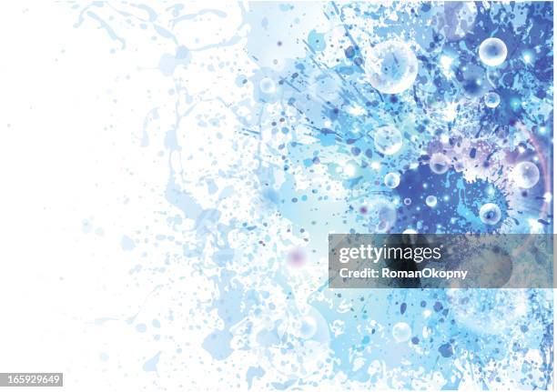 ink explosion - group staring stock illustrations