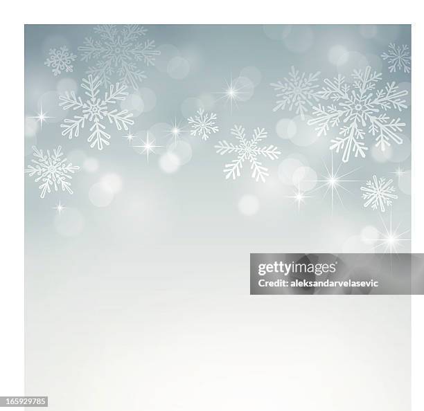 stockillustraties, clipart, cartoons en iconen met winter background - ijskristal