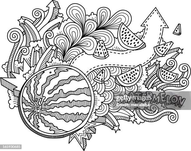 Exploding Watermelon Vector Drawing Exploding Watermelon Photos and Premium High Res Pictures - Getty Images