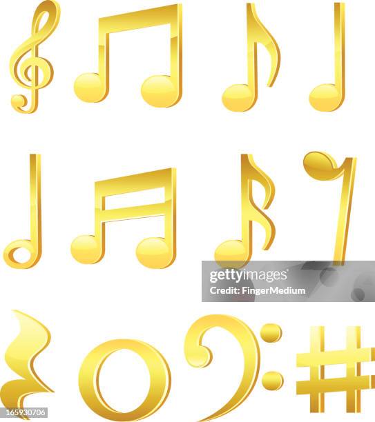 illustrazioni stock, clip art, cartoni animati e icone di tendenza di note musicali - sheet-music-icon