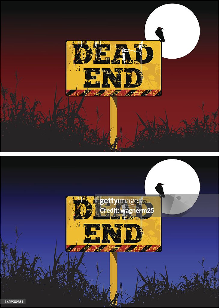 Dead end warning