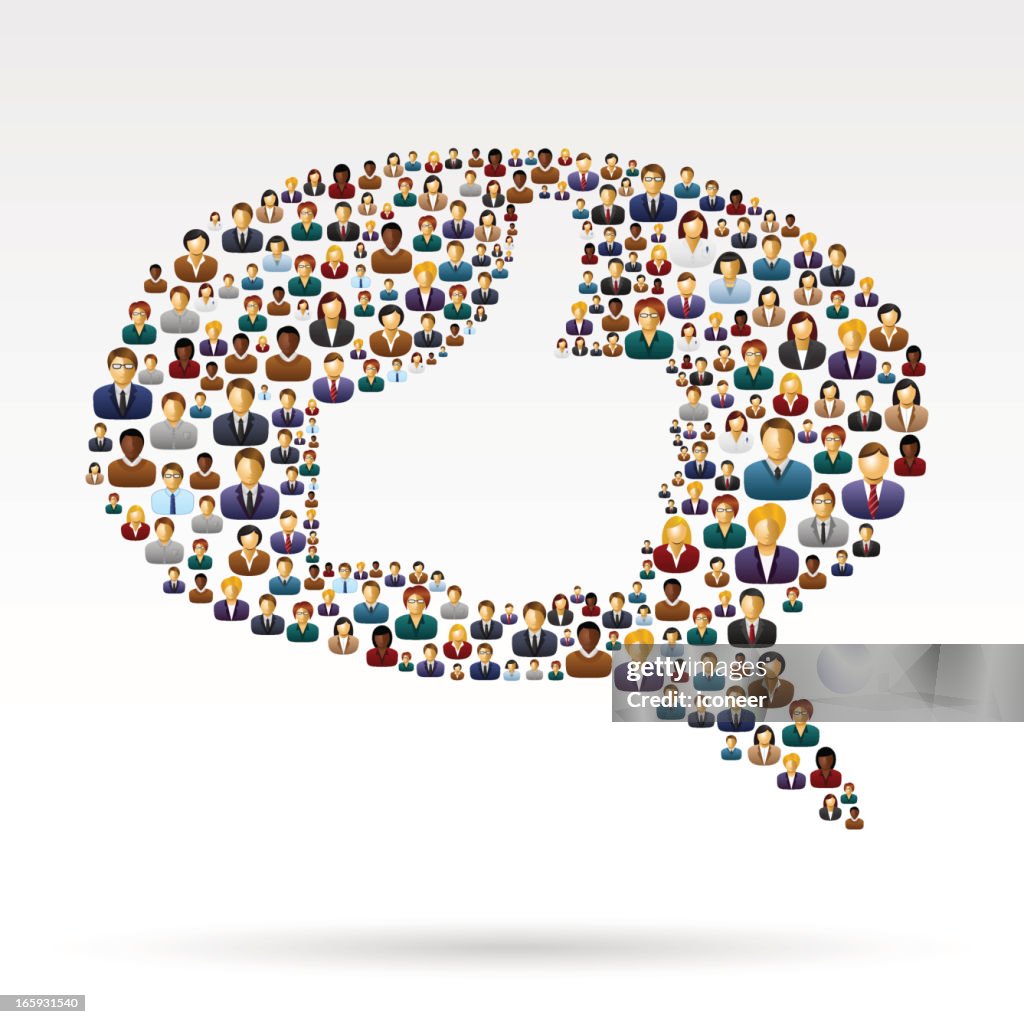 People Bubble with thumb up