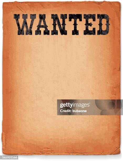 wild west wanted sign royalty free vector background - wanted poster stock illustrations