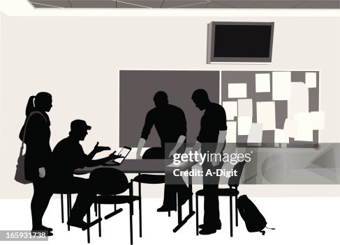Silouhette Course Course Work Vector Silhouette High-Res Vector Graphic - Getty Images