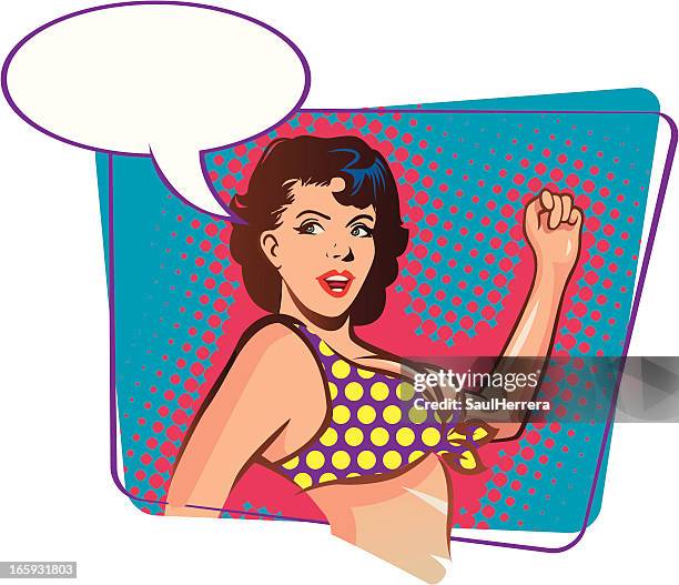 illustrations, cliparts, dessins animés et icônes de pin-up dance - pin up vintage