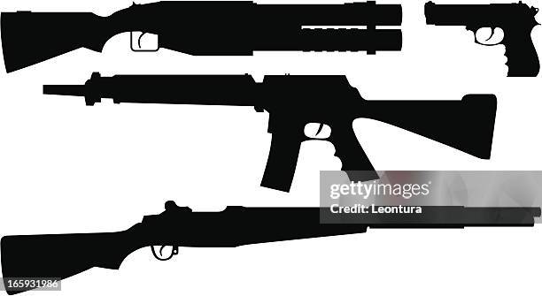 waffen - rifle stock-grafiken, -clipart, -cartoons und -symbole