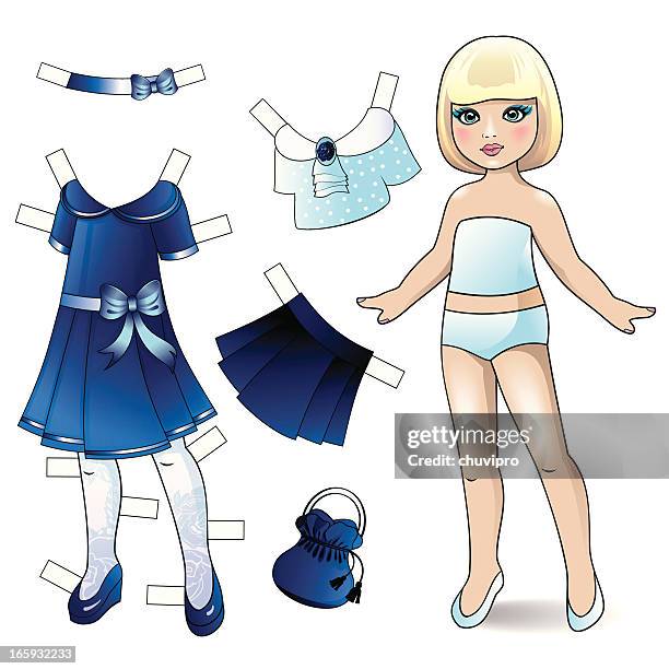 34 Retro Paper Dolls Stock Photos, High-Res Pictures, and Images - Getty  Images