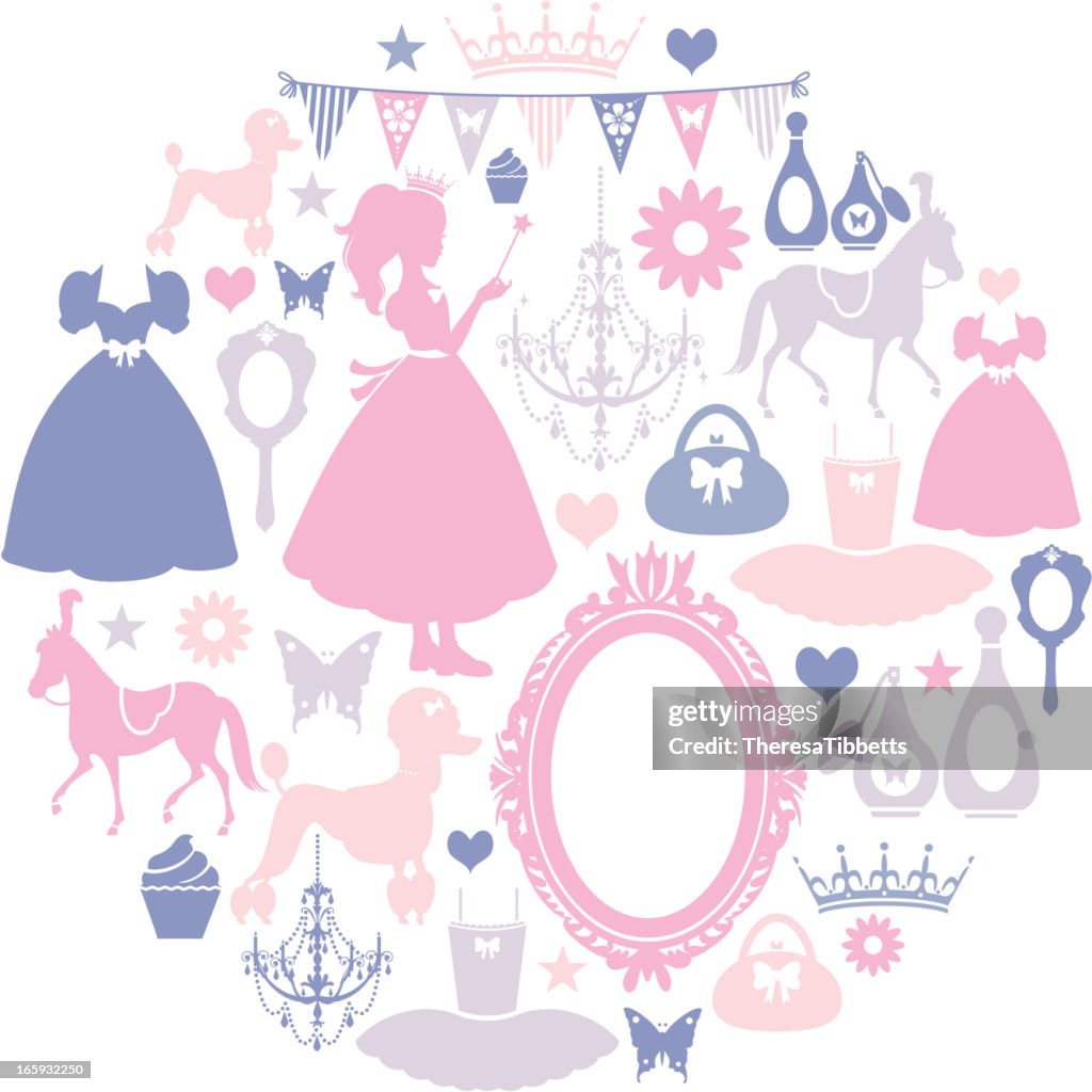 Girls Icon Set