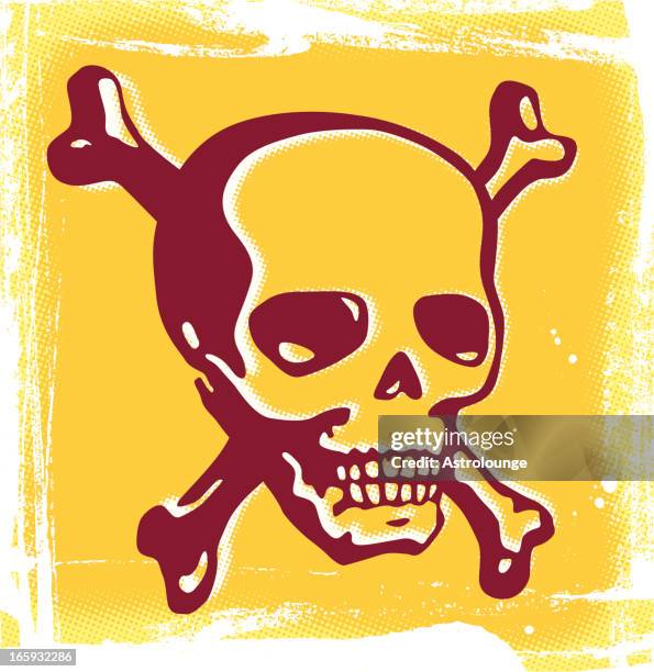 skull - paint dripping face stock illustrations