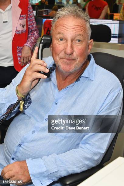 Ian Botham attends the BGC Group Charity Day on behalf of Beefy's Charity Foundation, raising millions for good causes in memory of BGC's colleagues...