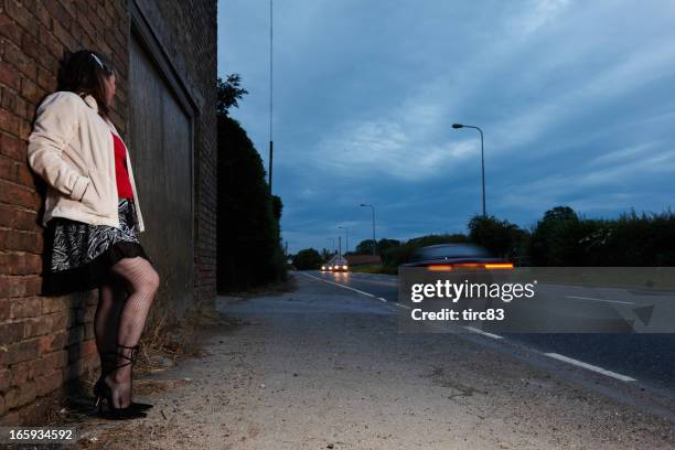 street prostitution concept - street walker stock pictures, royalty-free photos & images