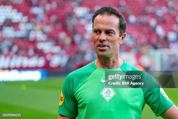 Referee Bas Nijhuis during the Farewell match of Wout Brama between FC Twente 2010 & 2011 and Wouts All Stars at De Grolsch Veste on September 8,...