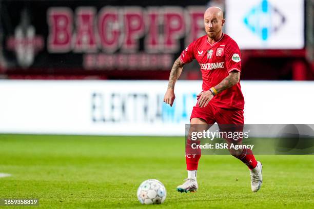 Miroslav Stoch of FC Twente 2010 & 2011 runs with the ball during the Farewell match of Wout Brama between FC Twente 2010 & 2011 and Wouts All Stars...