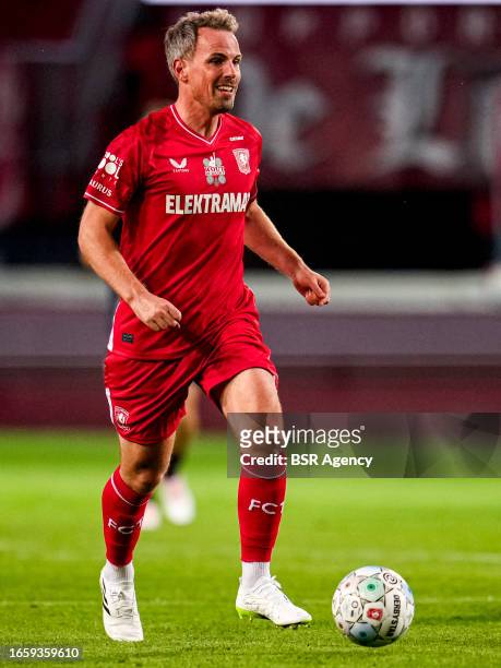 Wout Brama of FC Twente 2010 & 2011 during the Farewell match of Wout Brama between FC Twente 2010 & 2011 and Wouts All Stars at De Grolsch Veste on...