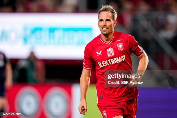 Wout Brama of FC Twente 2010 & 2011 running during the Farewell match of Wout Brama between FC Twente 2010 & 2011 and Wouts All Stars at De Grolsch...