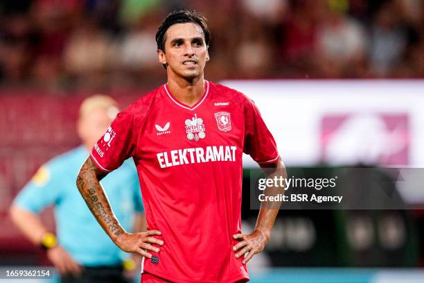 Bryan Ruiz of FC Twente 2010 & 2011 looks on during the Farewell match of Wout Brama between FC Twente 2010 & 2011 and Wouts All Stars at De Grolsch...