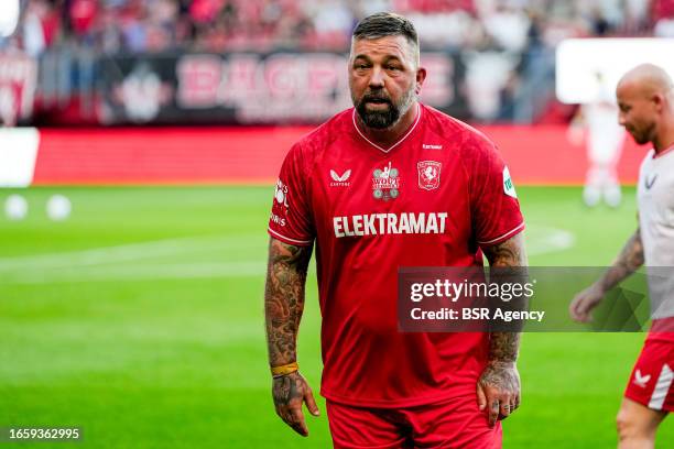 Theo Janssen of FC Twente 2010 & 2011 during the Farewell match of Wout Brama between FC Twente 2010 & 2011 and Wouts All Stars at De Grolsch Veste...