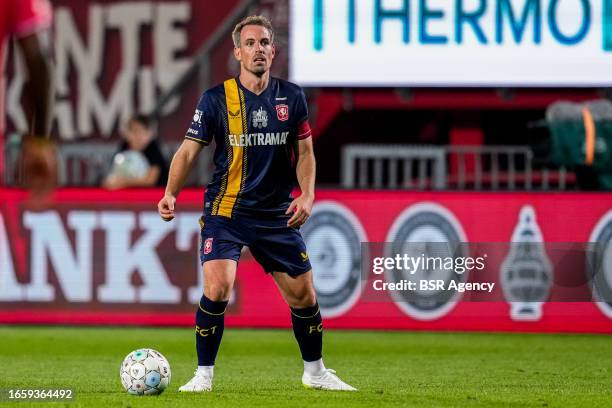 Wout Brama of Wouts All Stars looks on during the Farewell match of Wout Brama between FC Twente 2010 & 2011 and Wouts All Stars at De Grolsch Veste...