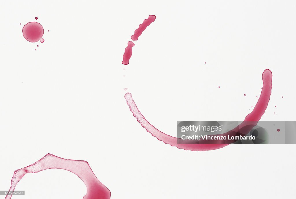 Red wine stains