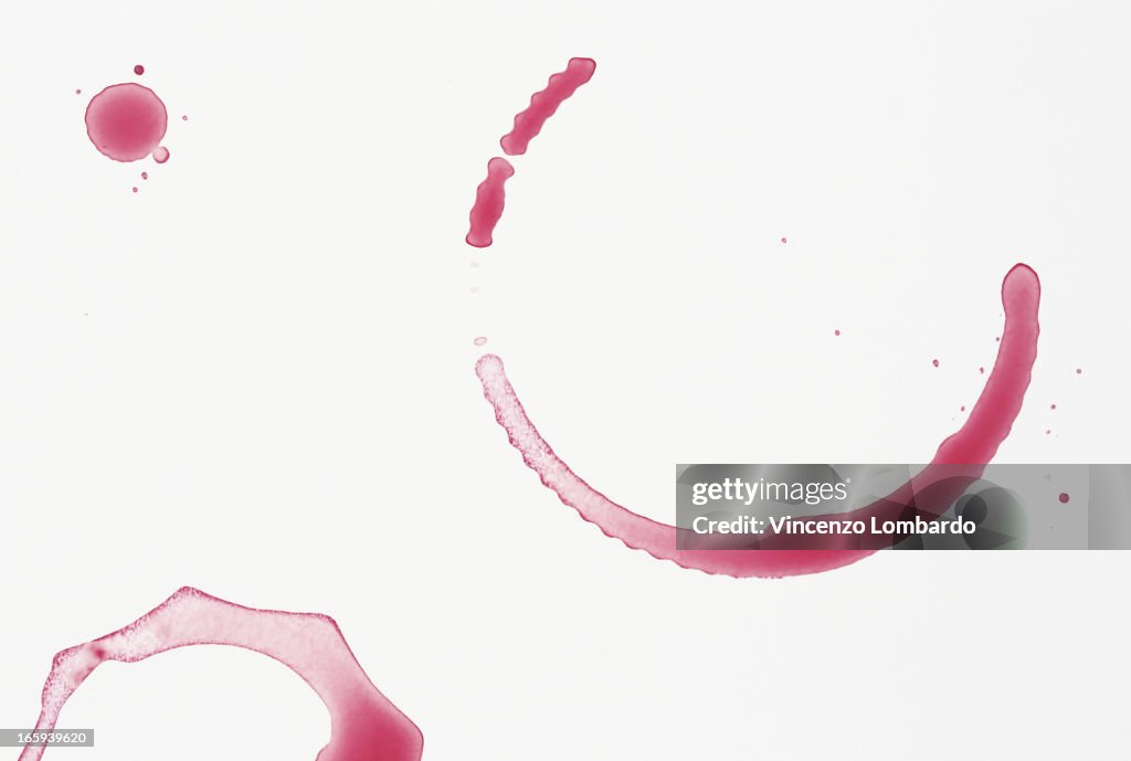 Red wine stains