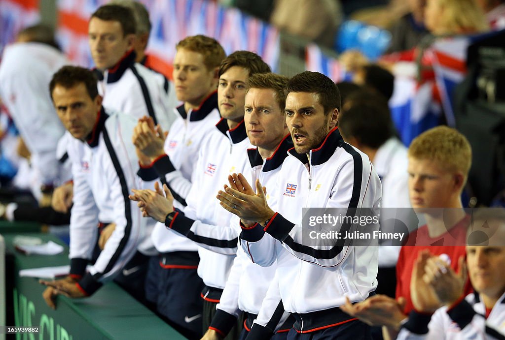 Great Britain v Russia - Davis Cup Day Three