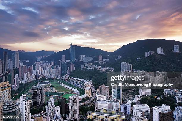 happy valley - hong kong - happy valley stock pictures, royalty-free photos & images