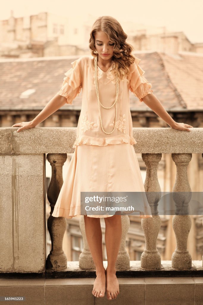 Beauty on the balcony