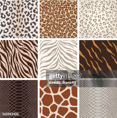 Seamless animal background pattern Seamless animal background pattern