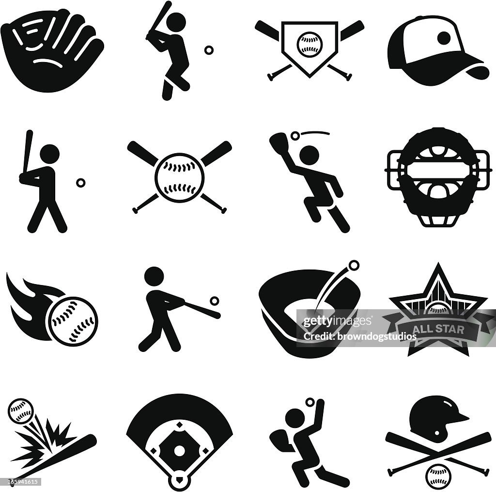 Baseball Icons - Black Series