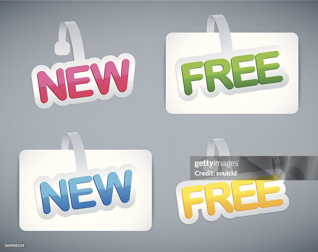 Advertising stickers