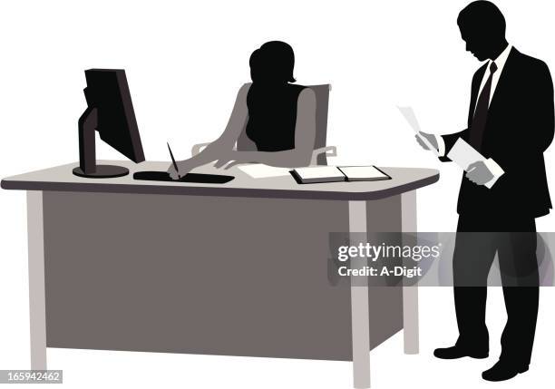 all the data vector silhouette - person using screen reader stock illustrations