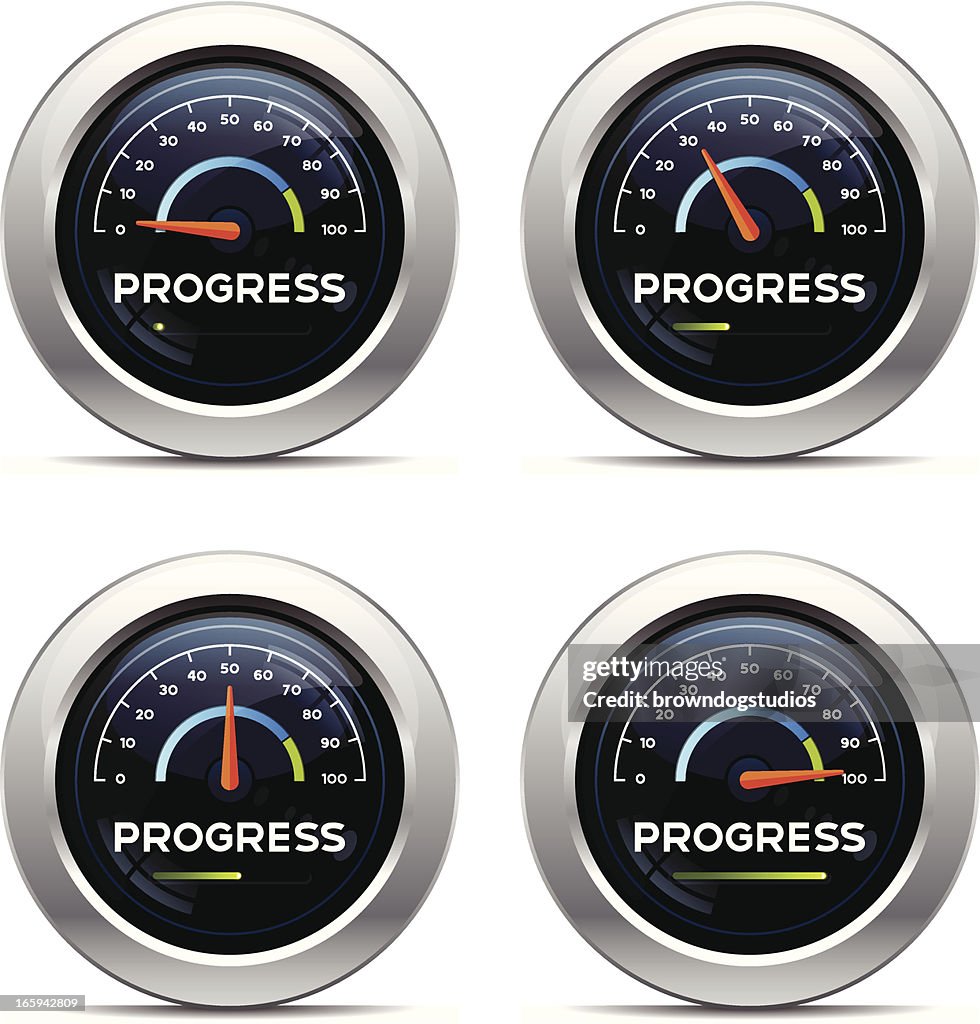 Download Progress Control Panel Progress Dashboard High-Res Vector Graphic - Getty Images