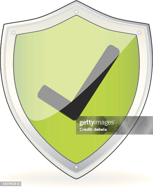 Shieldtm In/check Check Mark Shield High-Res Vector Graphic - Getty Images