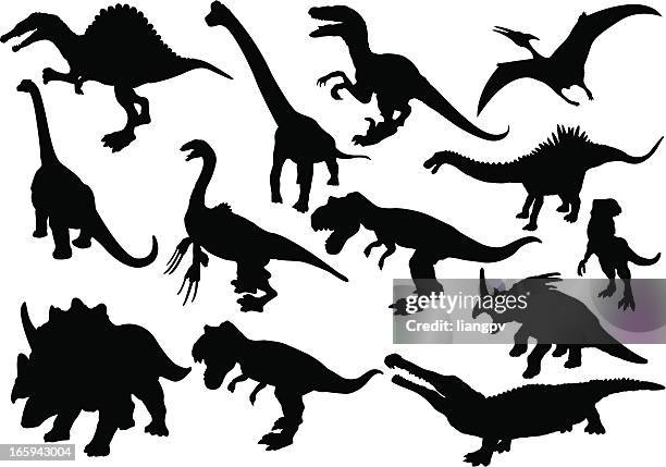 illustrazioni stock, clip art, cartoni animati e icone di tendenza di dinosauri - cretaceous