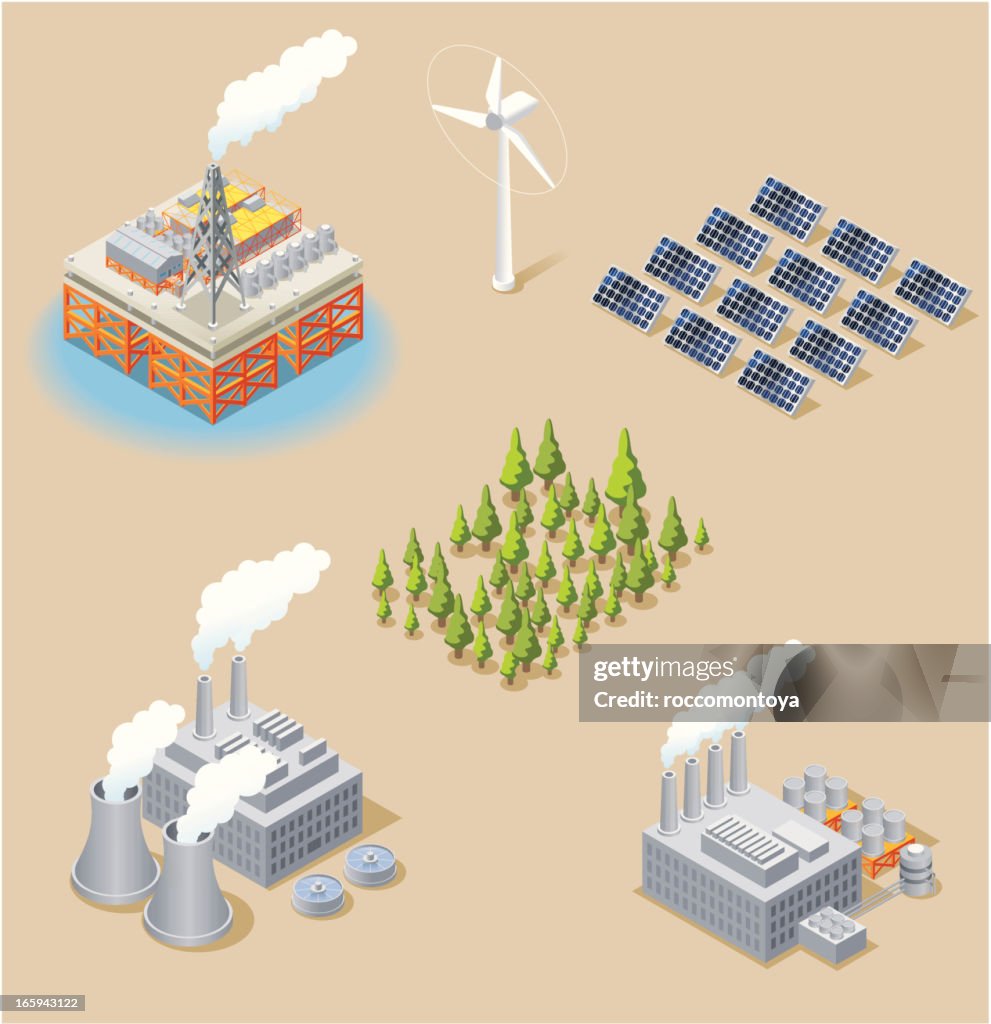 Set isometrica, energia