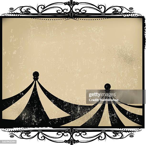 circus tent background - retro - circus tent background stock illustrations