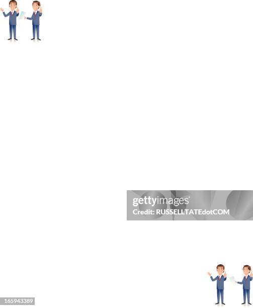 thumbs up, guaranteed - administrator portrait stock illustrations