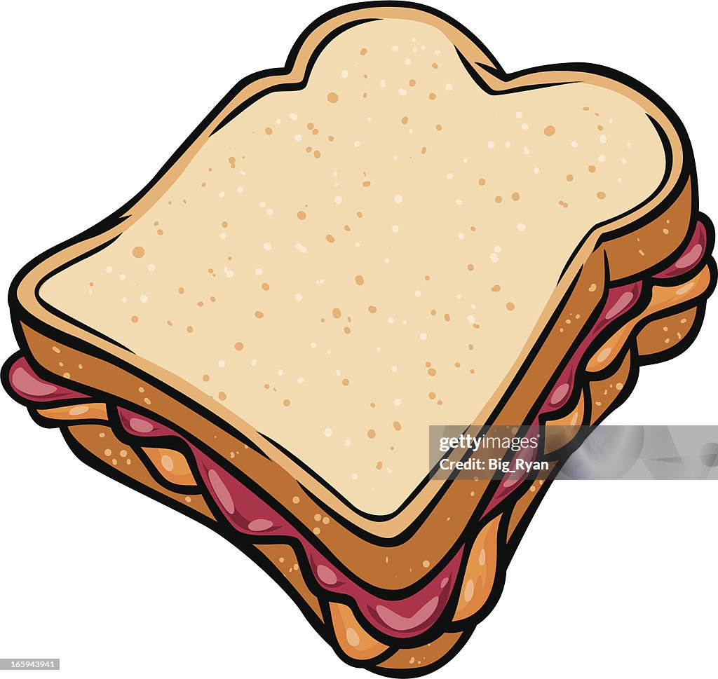 Peanut Butter Jelly Sandwich High-Res Vector Graphic - Getty Images