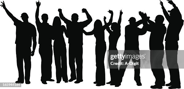 Cheerfull Vector Silhouette Cheerfull Vector Silhouette