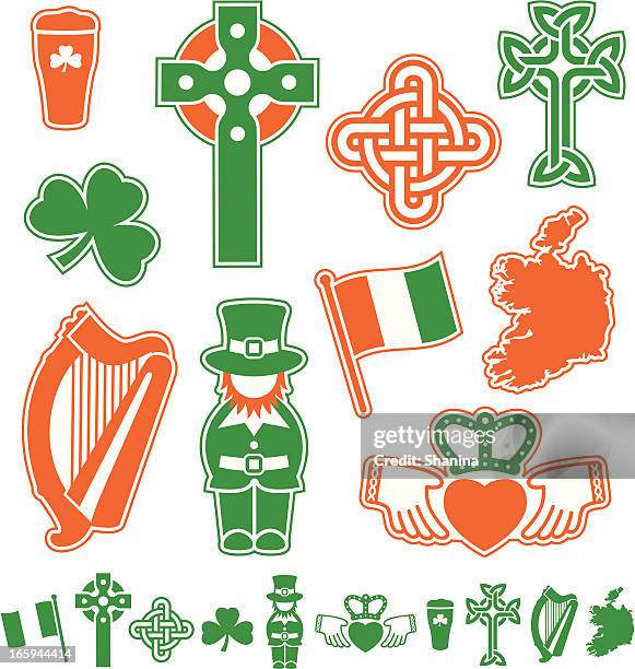 アイルランドのアイコン - ケルト十字点のイラスト素材／クリップアート素材／マンガ素材／アイコン素材