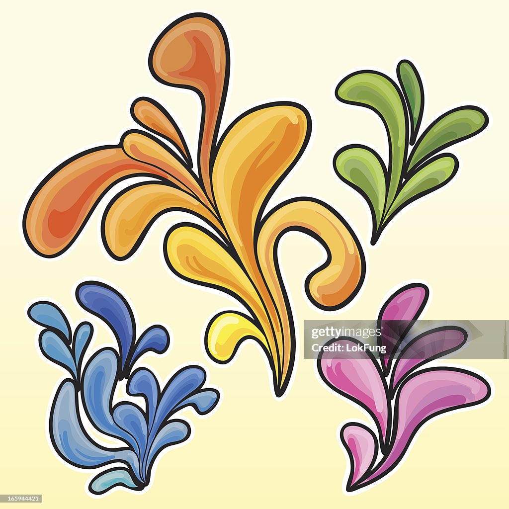 Scroll In Colour Sketch Style High-Res Vector Graphic - Getty Images