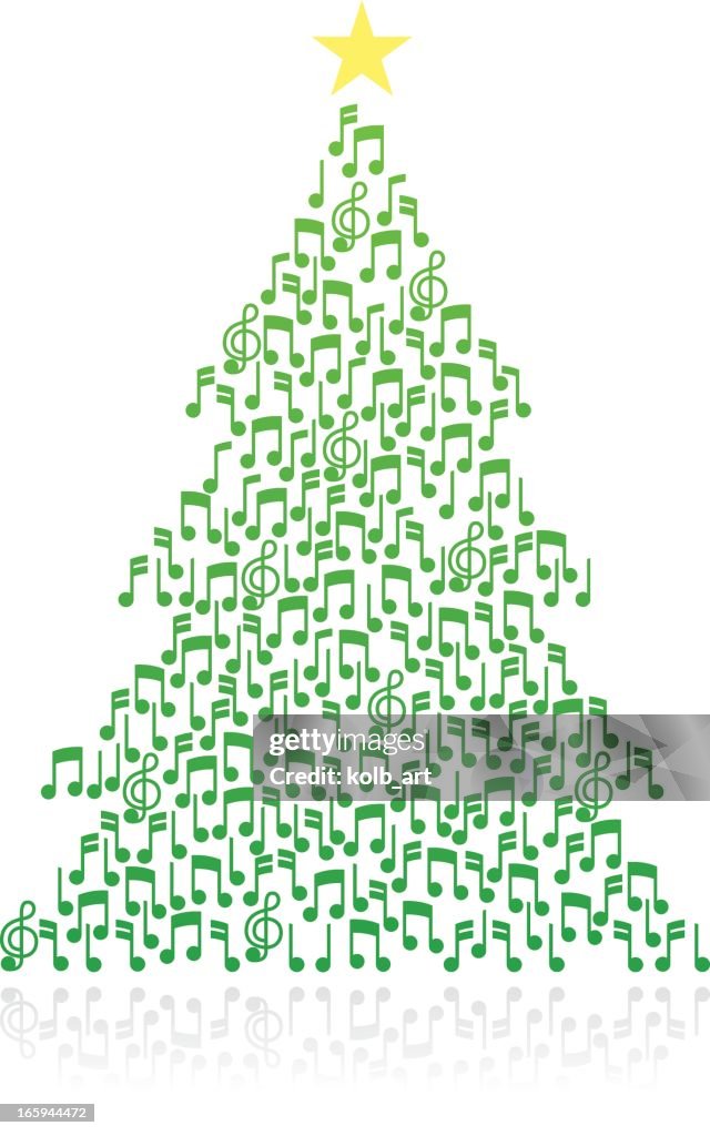 Musical note Christmas Tree