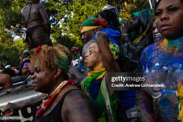 Brooklyns West Indian community celebrates JOuvert, an annual street party held at dawn to remember the end of slavery in the West Indies, September...