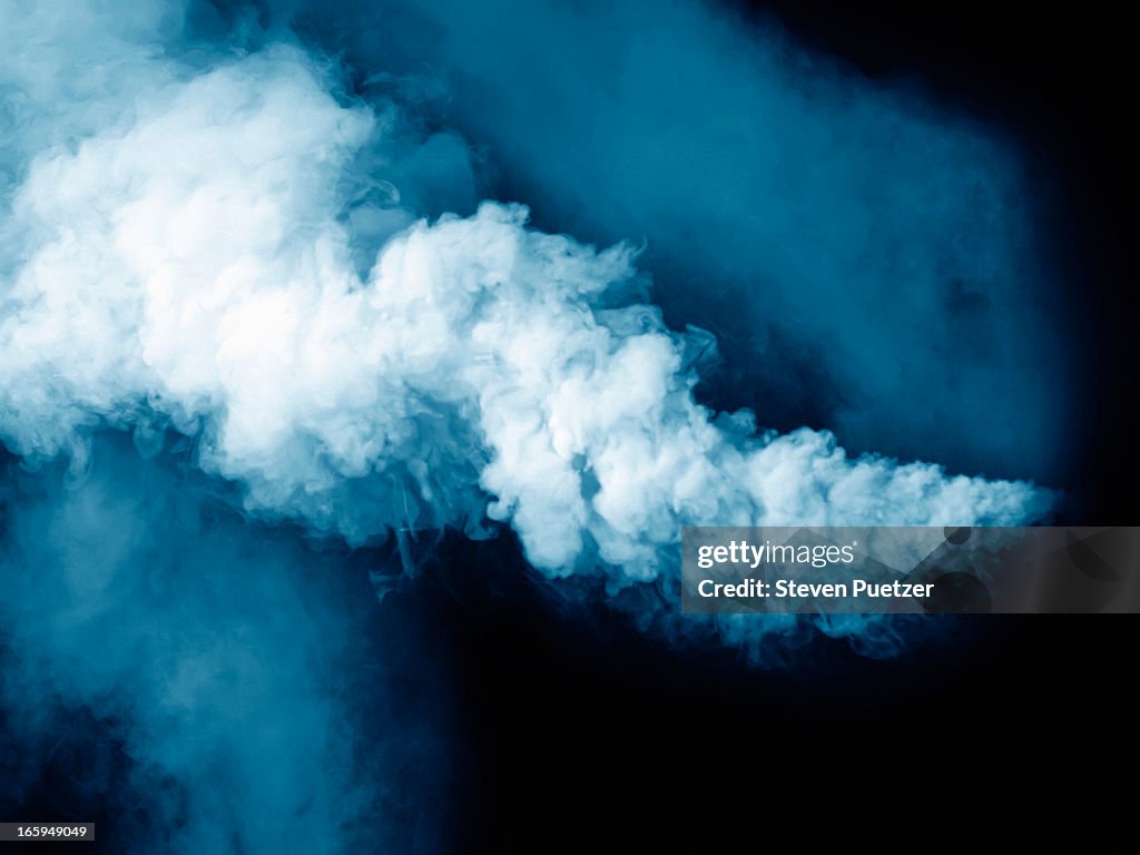 Blue smoke