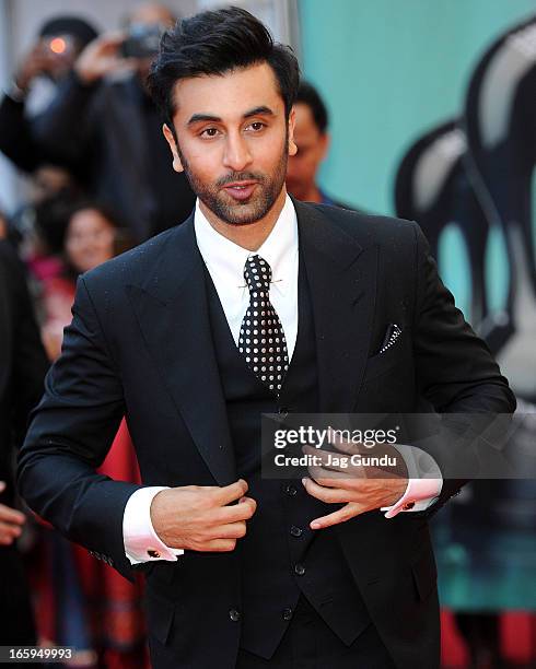 Ranbir Kapoor walks the red carpet at The Times Of India Film Awards on April 6, 2013 in Vancouver, Canada.